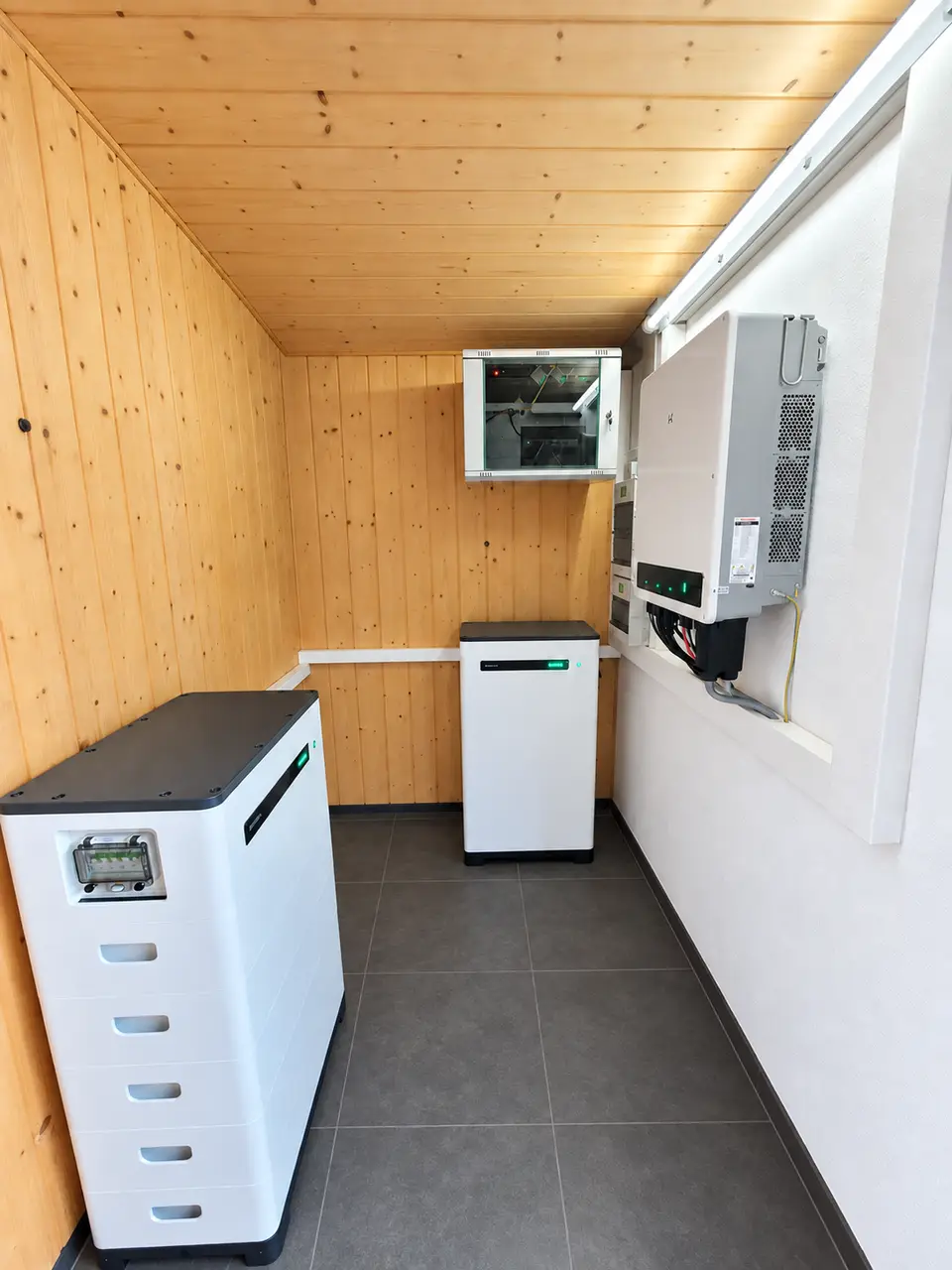 Energiesystem im Technikraum aus dem Projektbestand von E-PN