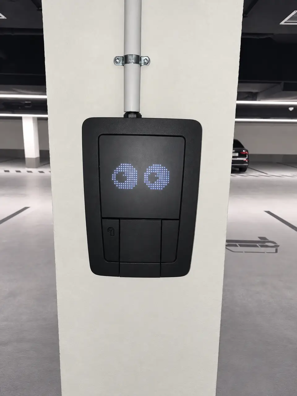 Ladepunkt in der Tiefgarage aus dem Projektbestand von E-PN