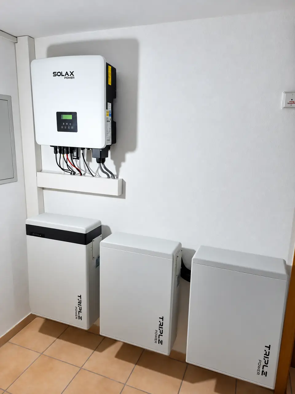 System mit 3 Speicherblöcken aus dem Projektbestand von E-PN