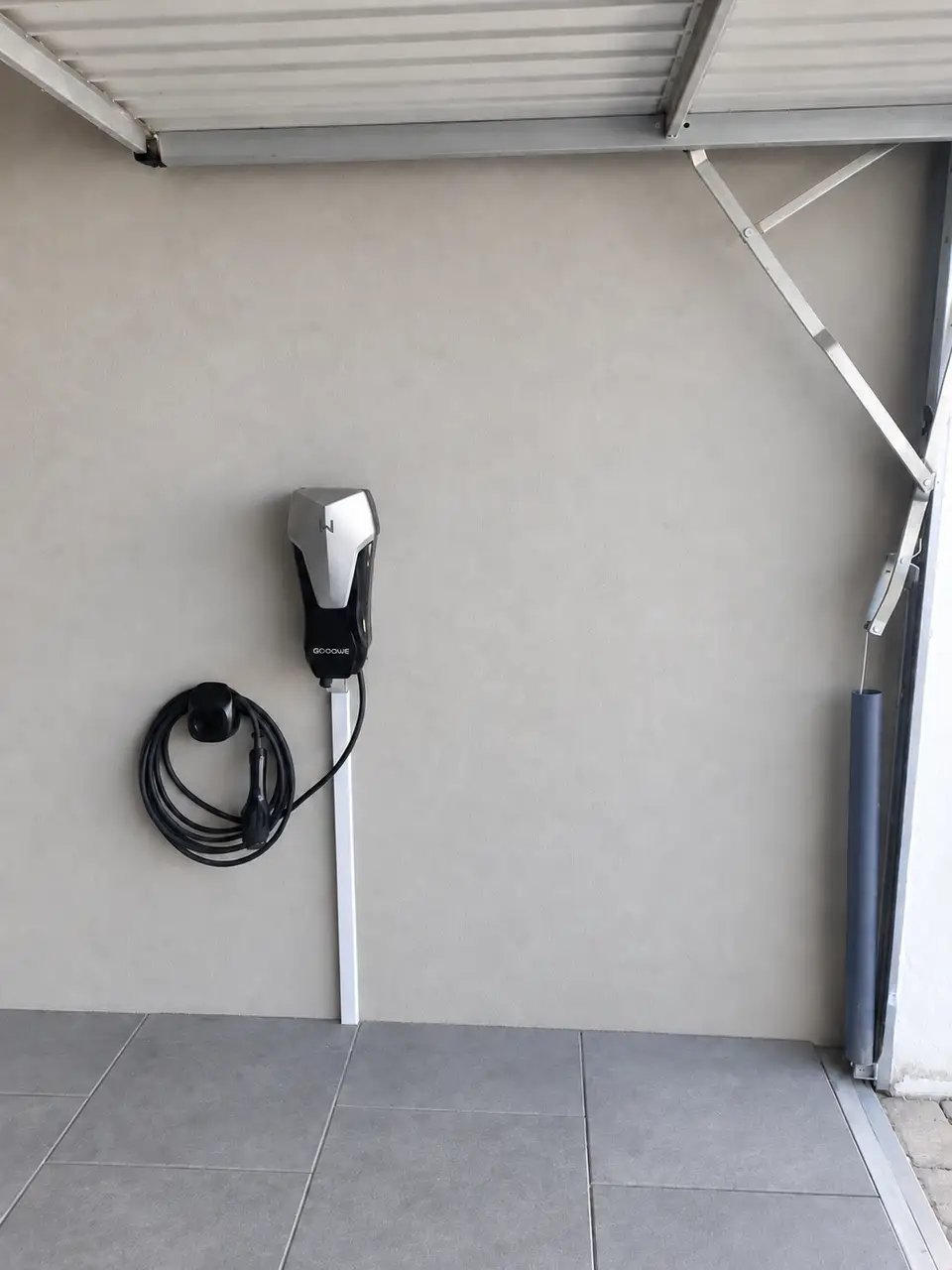 Wallbox im Carport aus dem Projektbestand von E-PN