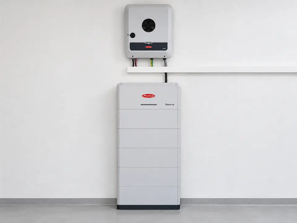 Fronius Reserva mit Wechselrichter aus dem Projektbestand von E-PN