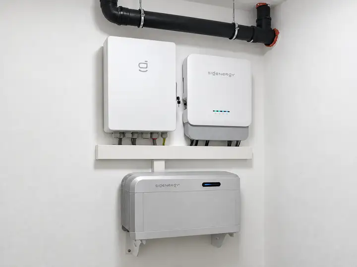 Modulares Energiesystem mit Wechselrichter und Speicher